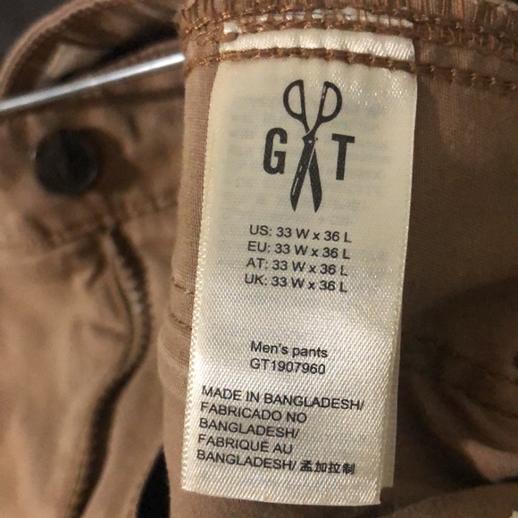 NWT Goodthreads Khaki Denim Straight Leg Pants - Picture 10 of 10